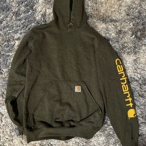 Green Carhartt hoodie